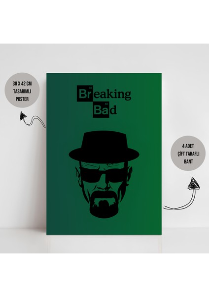Breaking Bad Movie Film Dizi Poster Dekorasyon Çerçevesiz Poster