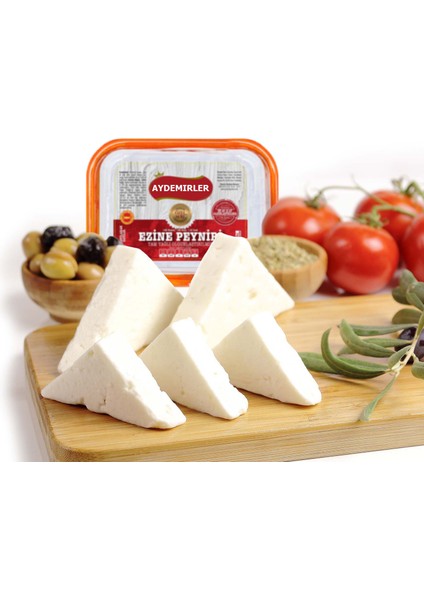 Tam Yağlı Ezine Koyun/İnek Peyniri / Sert 1 kg Vakumlu Paket