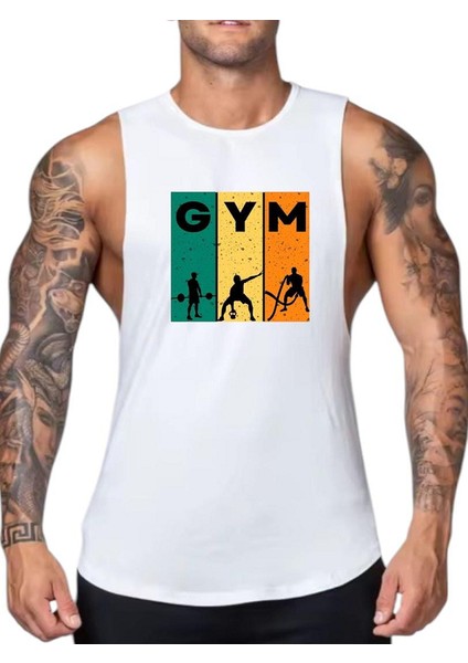 Fitness Gym Tank Top Sporcu Atleti