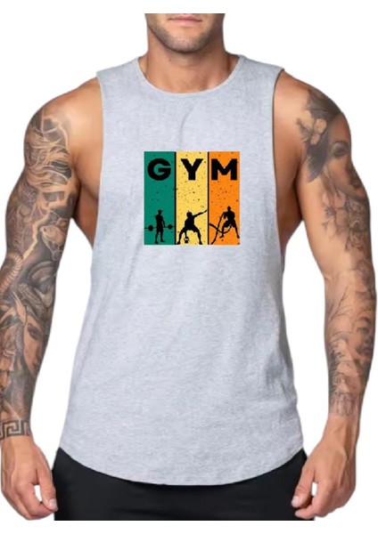 Fitness Gym Tank Top Sporcu Atleti