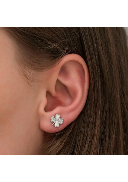 Gümüş Yonca Küpe fiyatları