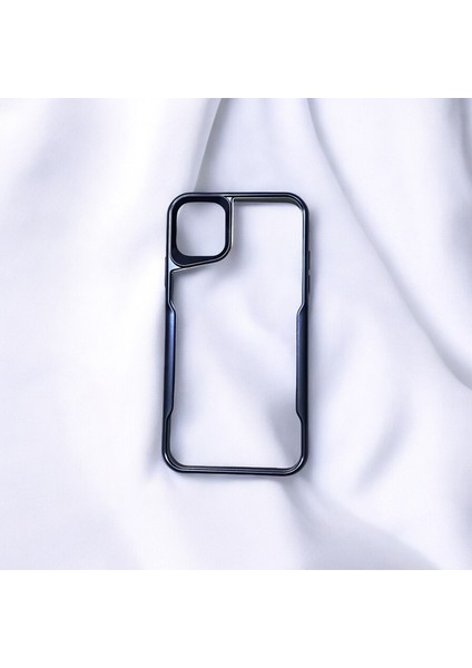 Apple iPhone 12 ve 12 Pro Uyumlu Kenarları Şeritli Koruyucu Şeffaf Kılıf fiyatları