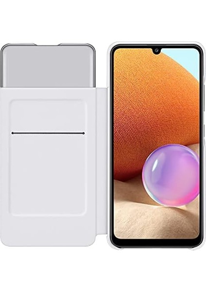A32 Lte View Wallet Cover Beyaz