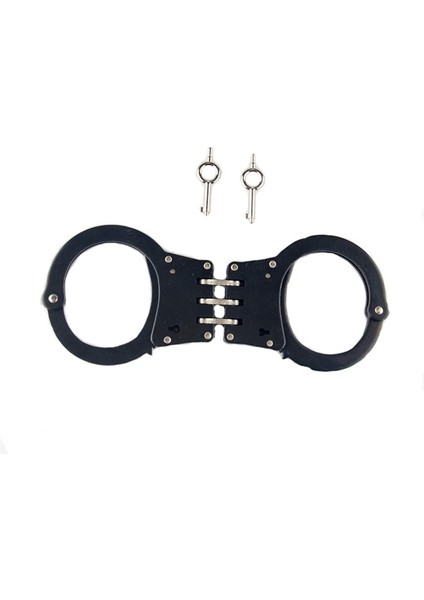 Siyah Menteşeli Kelepçe -Güvenlik Amaçlı Kullanım