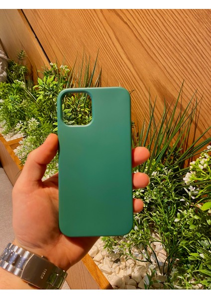 Apple iPhone 12 ve 12 Pro Uyumlu Darbe Emici İçi Kadife Lansman Silikon Kılıf