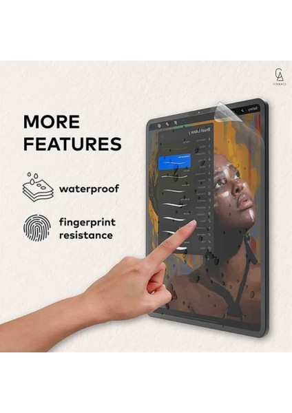 Apple iPad A16 (11.nesil) ile Uyumlu Paperlike Kağıt Hissi Yazım Çizim Ekran Koruyucu Film fırsatları