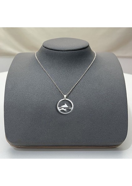 925 Ayar gümüş kolye ada SM498 fiyatları