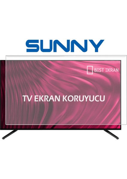 Sunny 65" 165 Ekran Tv Ekran Koruyucu Hd Smart 4k-8k Ultra Androıd Webos Framelees Led Tv