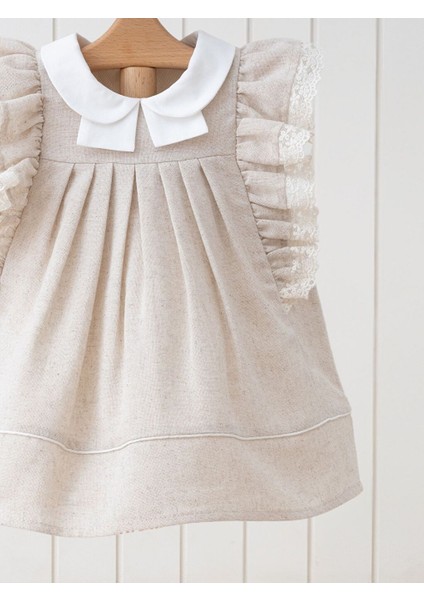 3-24 Ay Bebe Yaka Dantel Detaylı Kız Bebek Elbise My 5571 modelleri