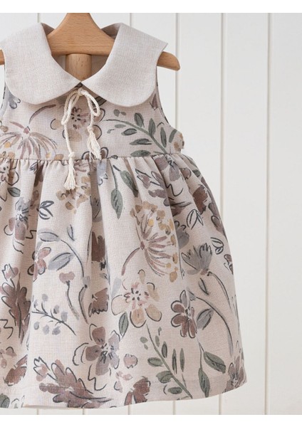 3-24 Ay Bebe Yaka Çiçek Desenli Kız Bebek Elbise My 3984 fiyatları