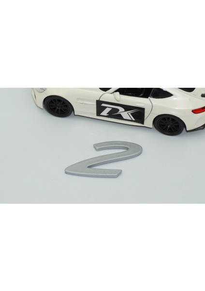 Porsche 2 Rakamı 911 Gt2 Rs Bagaj Gri Yazı Logo Arma