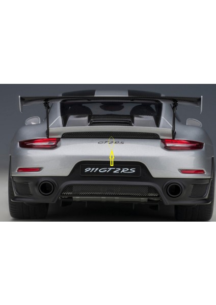 Porsche 2 Rakamı 911 Gt2 Rs Bagaj Gri Yazı Logo Arma modelleri