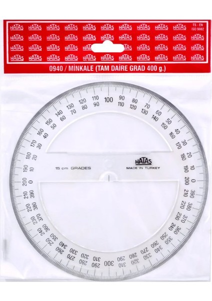 Plastik Minkale Tam Daire Grad (400 G) 0940