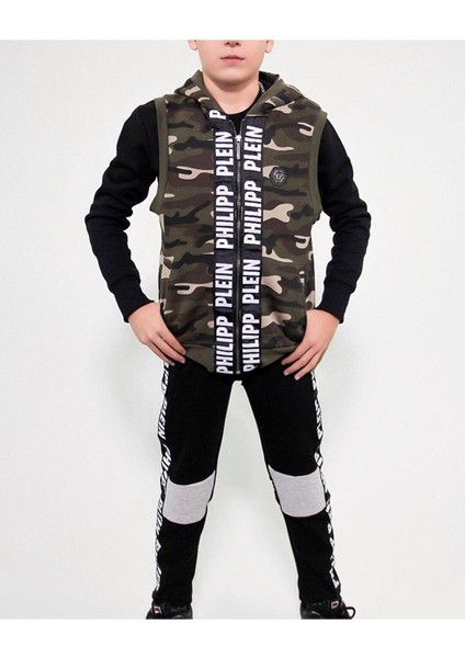 Mybrand Çocuk Lüks Sweatshirt MB-007SIYAH