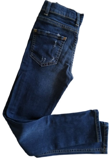 Mybrand Erkek Çocuk Lüks Kot Pantolon MB-036MAVI