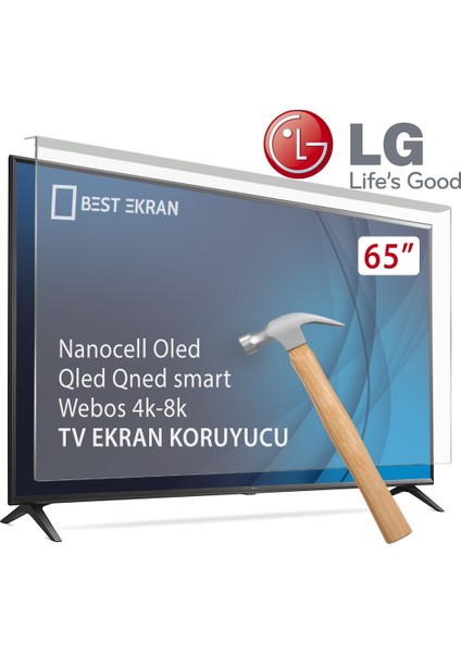 Lg Led Tv 65" inç 165 Ekran Koruyucu OLED QNED NANOCELL WEBOS SMART Uhd 4k-8k Android