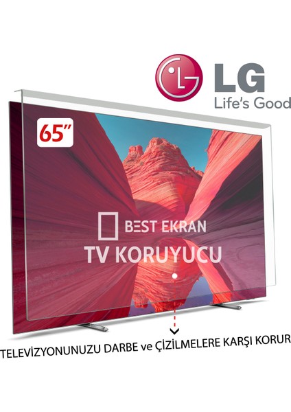 Lg Led Tv 65" inç 165 Ekran Koruyucu OLED QNED NANOCELL WEBOS SMART Uhd 4k-8k Android