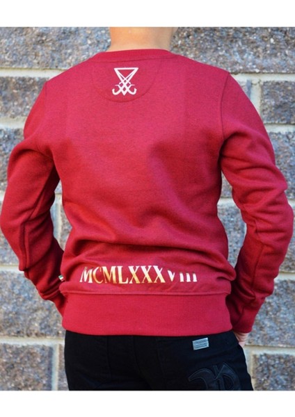Mybrand Çocuk Lüks Sweatshirt MB-007BORDO