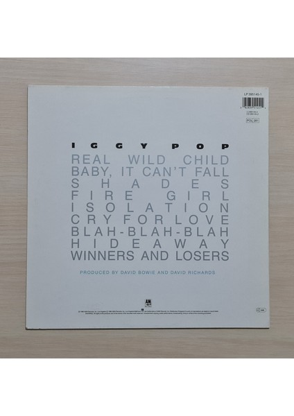 - Blah-Blah-Blah - 1986 - Dönem Baskı Plak - Longplay - Lp