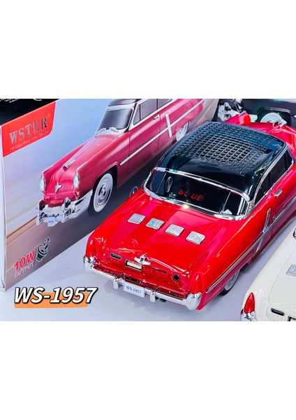 1952 Lincoln Capri Model Retro Araba Bluetooth Hoparlör Fm Radyo USB Tf Aux Destekli Speaker indirimleri