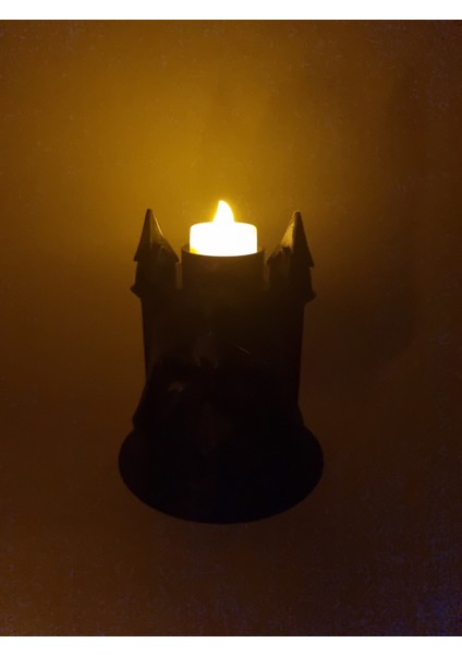 Işığın Bekçisi: 3D Baskı Kafatası LED Mumluk