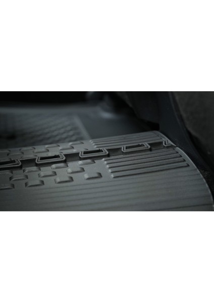 Toyota Corolla Sedan 2019-2025 Uyumlu 4.5D Premium Havuzlu Oto Paspas Siyah- Corolla