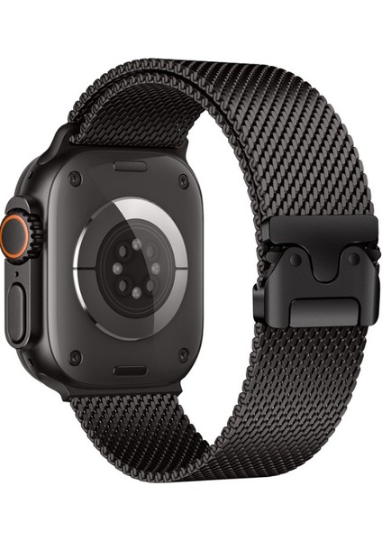 Apple Watch Uyumlu Milano Örgü Loop Paslanmaz Çelik Kordon (42MM-45MM-49MM) - Manyetik Toka Ultra/se/7/8/9/10 fiyatları