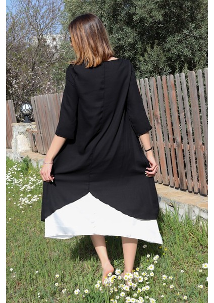 Keten Yazlık Günlük Tasarım Kadın Elbise fiyatları