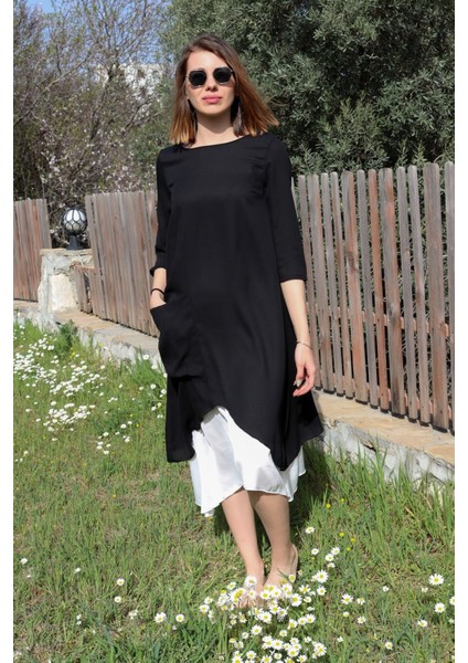 Keten Yazlık Günlük Tasarım Kadın Elbise indirimleri