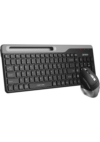 A4 Tech FB2535C Bluetooth Kablosuz Q Trk Optic Mouse Siyah/gri Multimedya Klavye - Mouse Set