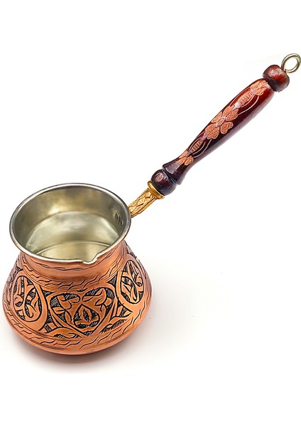 Eskitme Bakır Cezve - 2 Kişilik modelleri