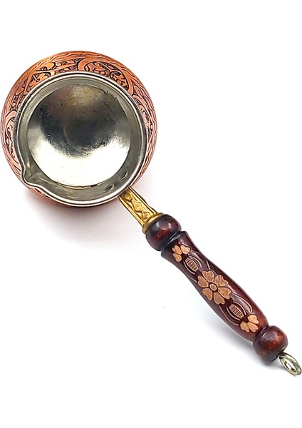 Eskitme Bakır Cezve - 2 Kişilik fırsatları