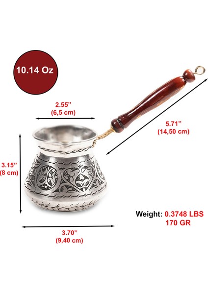 Eskitme Bakır Cezve - 2 Kişilik indirimleri