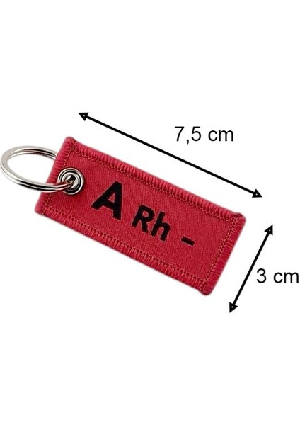 A Rh- Kan Grubu Bez Anahtarlık 1 Adet