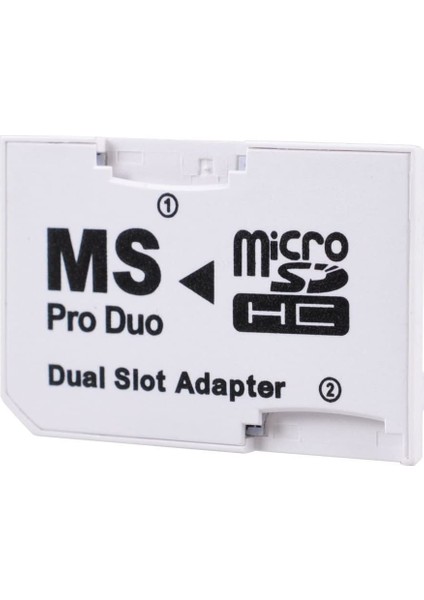 Psp Memory Stick Pro Duo Adaptör Dual Slot Psp Hafıza Kartı Adaptör Dual Mikro Sd Kart Çevirici