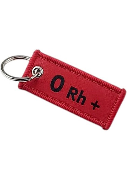 0 Rh+ Kan Grubu Bez Anahtarlık 1 Adet