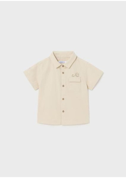 Erkek Bebek Krem Gömlek 01111-092