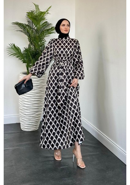 Linya Balık Sırtı Elbise Siyah fırsatları