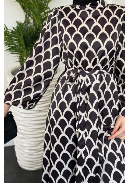 Linya Balık Sırtı Elbise Siyah indirimleri