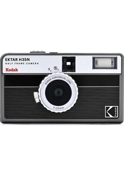 Ektar H35N Half Frame Fotoğraf Makinesi Siyah Tekli