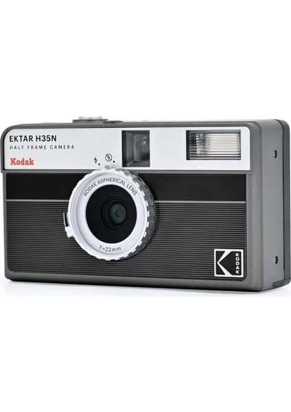 Ektar H35N Half Frame Fotoğraf Makinesi Siyah Tekli
