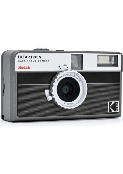Ektar H35N Half Frame Fotoğraf Makinesi Siyah Tekli