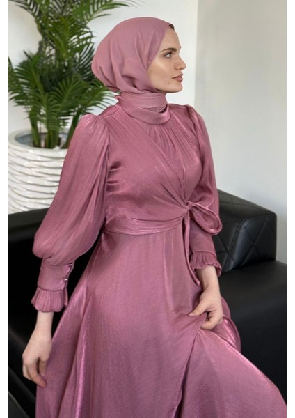 Rovena Yandan Bağlamalı Abiye Gül Kurusu