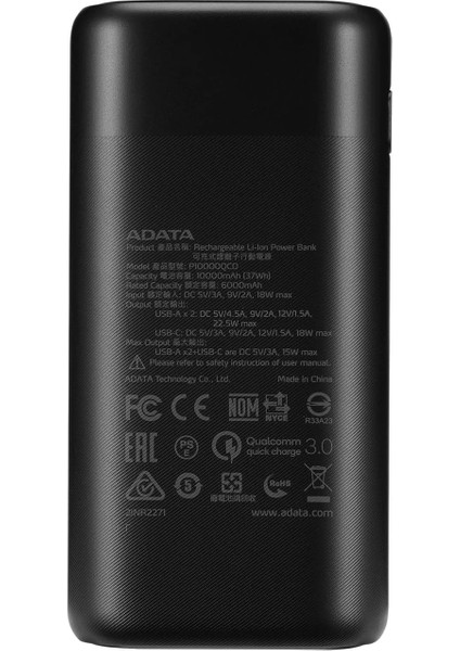 P10000QCD 10000 Dual Power Bank