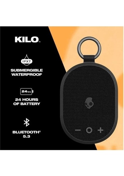 Kilo Kablosuz Bluetooth Mini Hoparlör Siyah