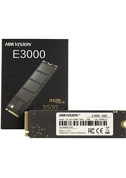 Hıkvısıon 512GB E3000 HS-SSD-E3000(STD) 3545- 2530MB/S M2 Pcıe Nvme Gen3 Disk