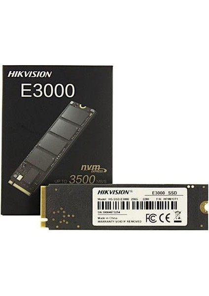 Hıkvısıon 512GB E3000 HS-SSD-E3000(STD) 3545- 2530MB/S M2 Pcıe Nvme Gen3 Disk