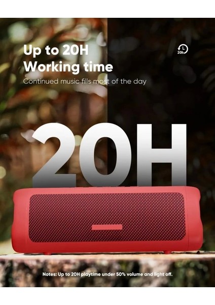 Hd Ses Özellikli Bluetooth Hoparlör Kırmızı modelleri