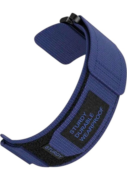 20 mm Universal Tüm Saat Modelleri ile Uyumlu Premium Cırtlı Bant Kordon Lacivert fiyatları