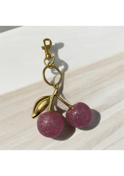 Kiraz Çanta Aksesuarlı Charm